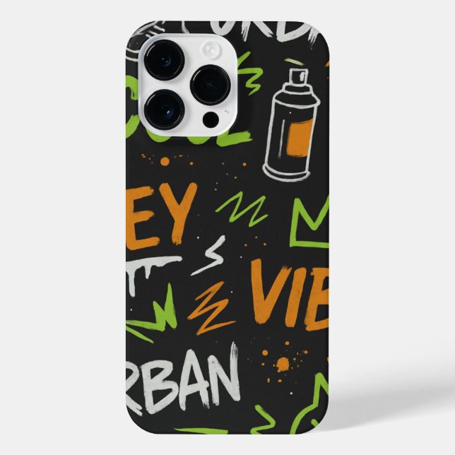 "Colorful Graffiti Style Phone Case – Urban & Arti iPhone Hülle (Rückseite)