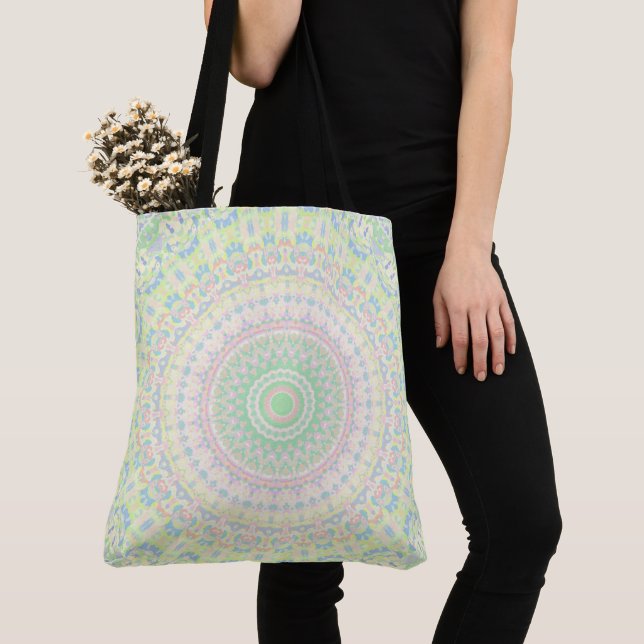 Colorful Groovy Boho Hippie Pastel Funky Mandala (Von Nahem)