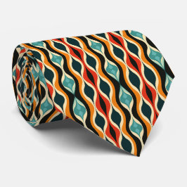 Colorful Groovy Retro Neck Tie Krawatte