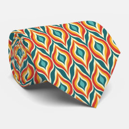 Colorful Groovy Retro Neck Tie Krawatte