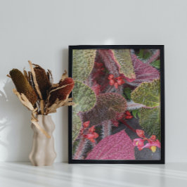 Colorful Hairy Begonia Floral Fotodruck