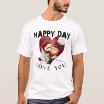 "Colorful HappyDay Graphic - Fun & Bold T - Shirt