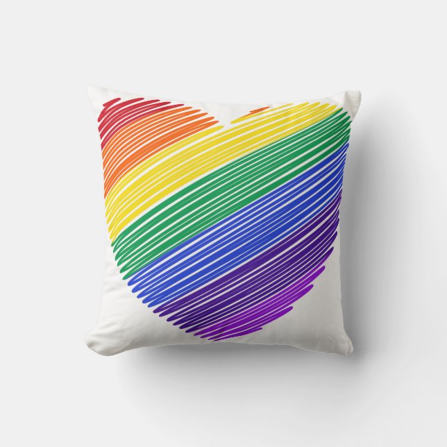 ColorFul Heart Kissen (Vorderseite)