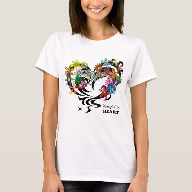 Colorful×HEART T-Shirt (Vorderseite)