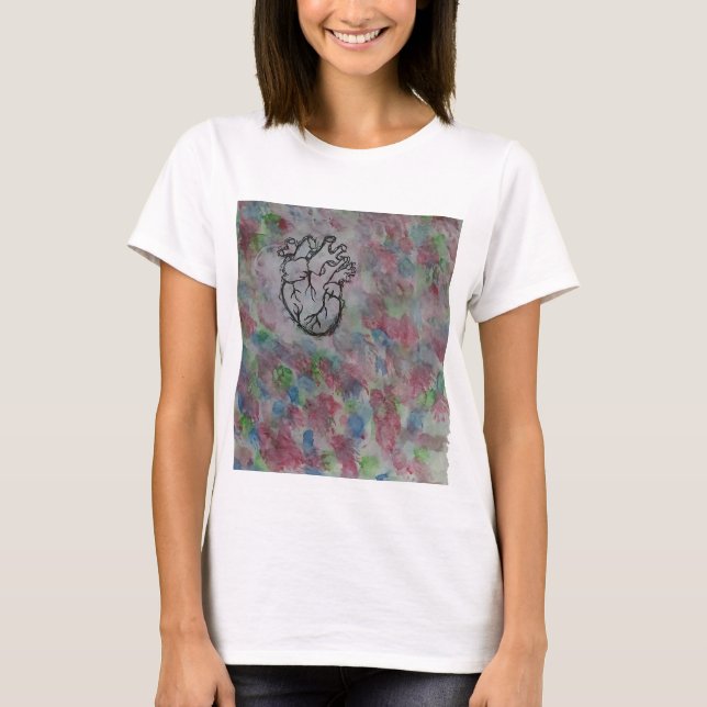Colorful heart., T-Shirt (Vorderseite)