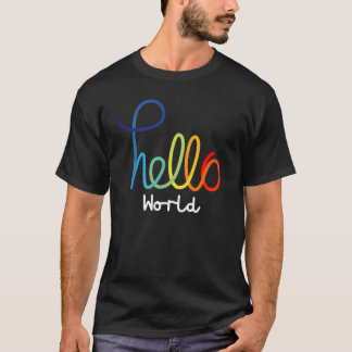 Colorful Hello World T - Shirt