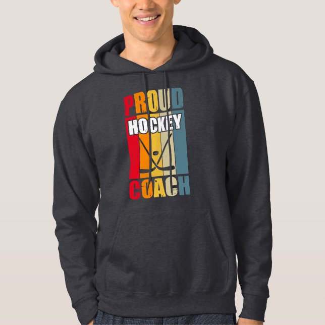 Colorful Hockey Coach Hoodie (Vorderseite)