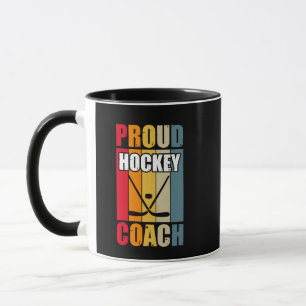 Colorful Hockey Coach Tasse