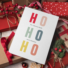 Colorful HOHOHO Weihnachten | Happy Holidays