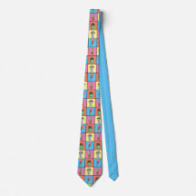 Colorful Ice Creme Neck Tie