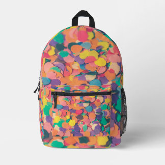 Colorful image on bag pack bedruckter rucksack