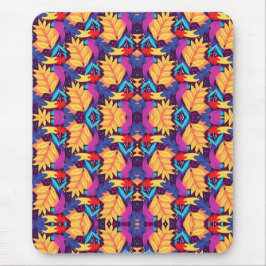 Colorful intricate geometric pattern mousepad