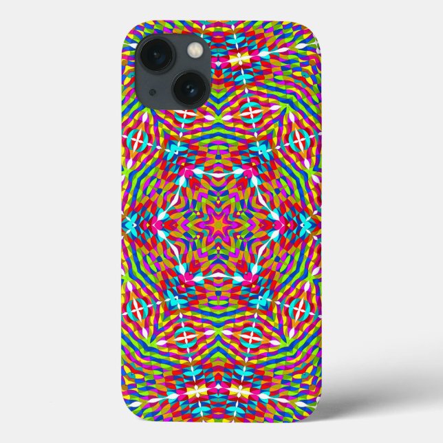 Colorful jumble Mandala Case-Mate iPhone Hülle (Rückseite)