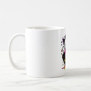 Colorful Kawaii Dancing Bichon Kaffeetasse