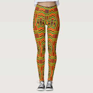 Colorful Kente Leggings
