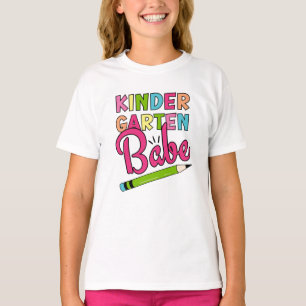 Colorful Kindergarten Babe - Erster Schultag T-Shirt