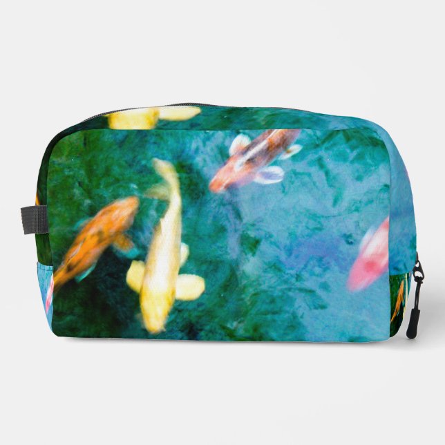 Colorful Koi Fish Waschbeutel (Vorderseite)