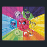 Colorful Kwamis Puzzle<br><div class="desc">Karo aus dieser bezaubernden Grafik mit Kwamis auf einem farbenfrohen Hintergrund!</div>