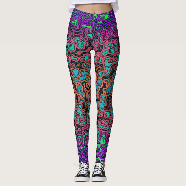 Colorful Labyrinth♥ Leggings (Vorderseite)