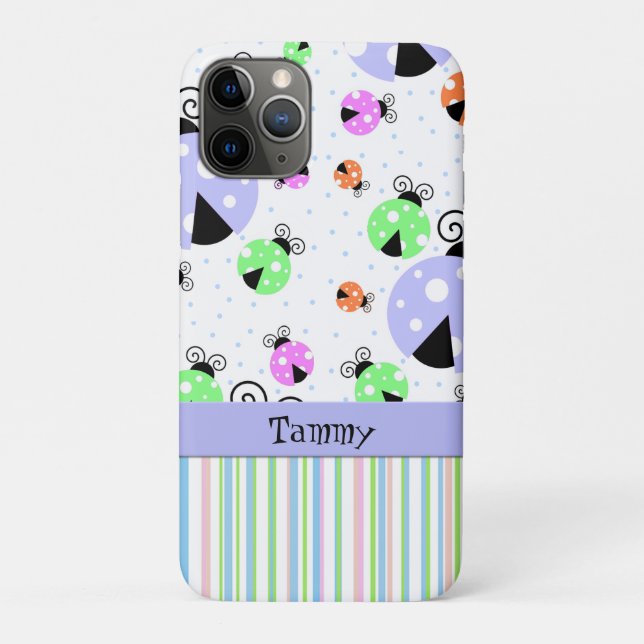 Colorful Ladybugs Case-Mate iPhone Hülle (Rückseite)