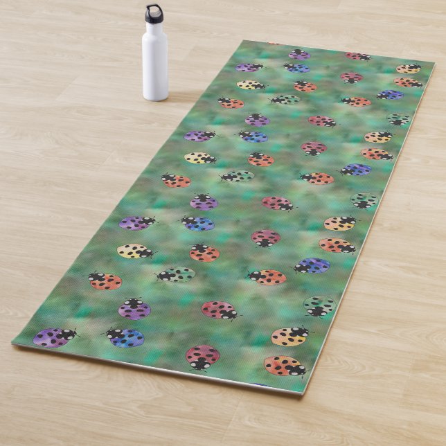 Colorful Ladybugs Yoga Mat Yogamatte (Beispiel)