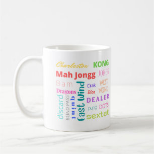 Colorful Mah Jongg Tasse