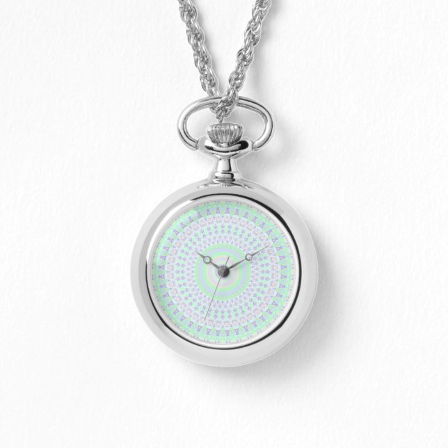 Colorful Mandala Armbanduhr (Vorderseite)