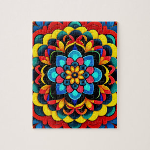 Colorful Mandala Puzzle
