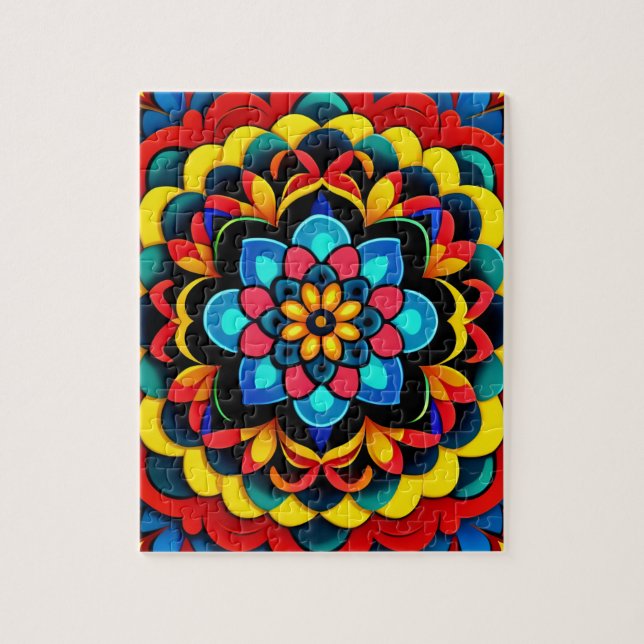 Colorful Mandala Puzzle (Vertikal)