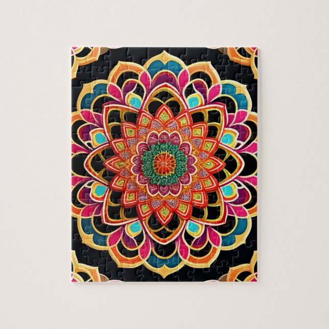 Colorful Mandala Puzzle (Vertikal)