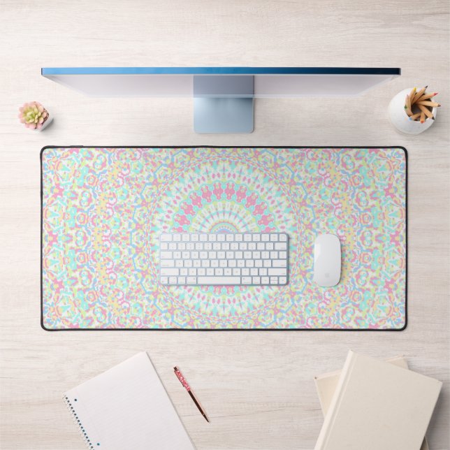 Colorful Mandala Schreibtischunterlage (Büro 1)