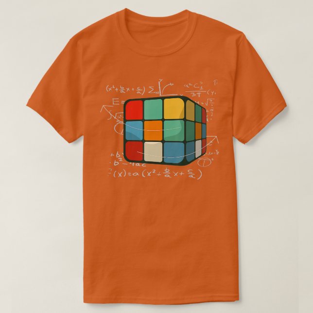Colorful Mathe Calendars Cubes Manipulations Early T-Shirt (Design vorne)