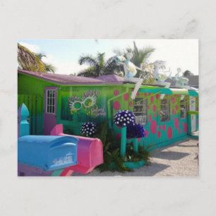 Colorful Matlacha Pine Island Florida Postkarte