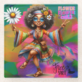 Colorful-Me Hippie Chic Blume Untersetzer