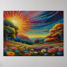 Colorful Meadow Art