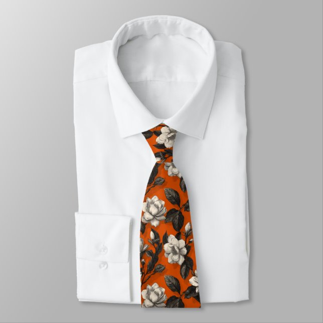 Colorful Menswear Ties Gardenias Krawatte (Gebunden)