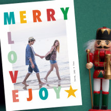 COLORFUL MERRY LIEBE JOY Foto FRAME