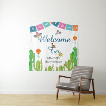 Colorful Mexican Fiesta Cactus Baby Shower