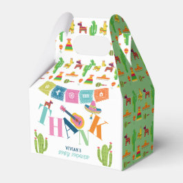 Colorful Mexican Style Baby Dusche Party Geschenkschachtel