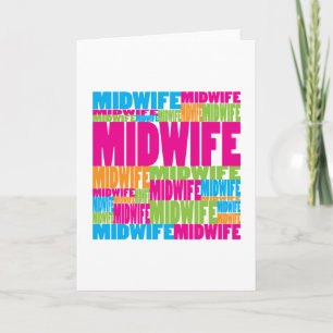 Colorful Midfrau Karte