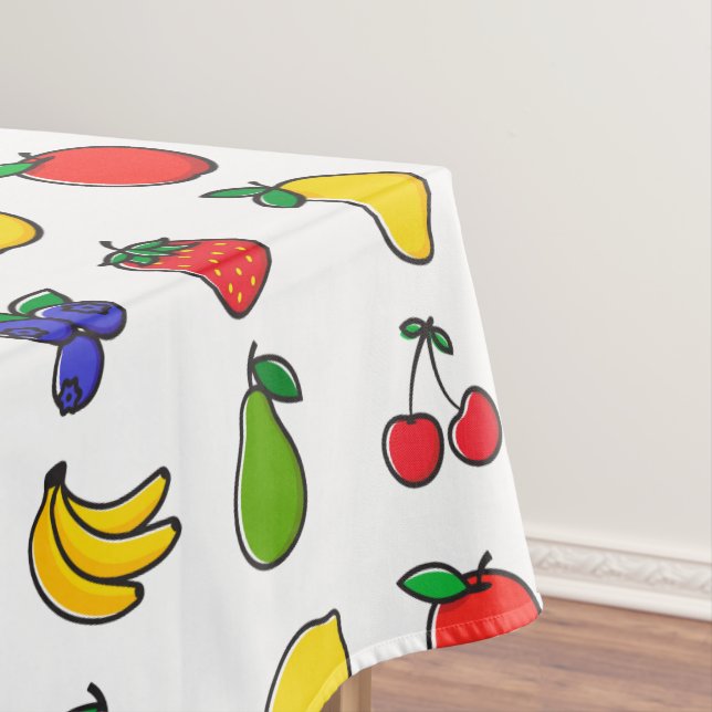Colorful Mixed Fruit Pattern Tischdecke (Beispiel)