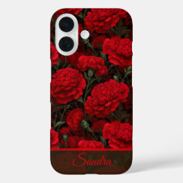 Colorful Moms Mothers Day Gifts Carnation Custom iPhone 16 Hülle
