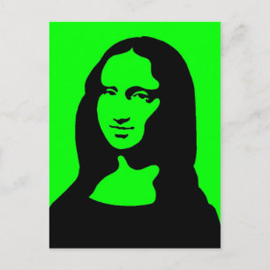 Colorful Mona Postkarte
