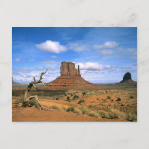 Colorful Monument Valley Mittens in Utah USA Postkarte