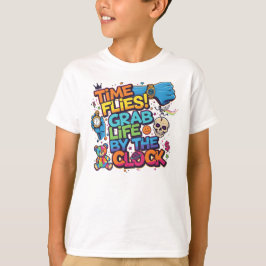 Colorful Motivational Sweatshirt – Time T-Shirt