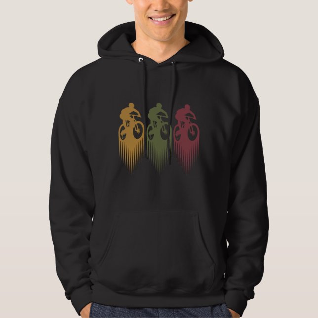Colorful Mountainbike MTB Kleidung Hoodie (Vorderseite)