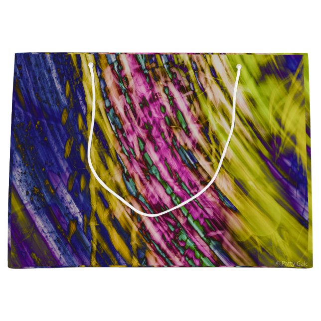 Colorful movements Gift Bag Große Geschenktüte (Vorderseite)