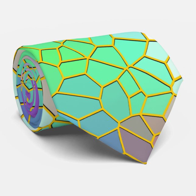 Colorful Neck Tie Krawatte (Gerollt)