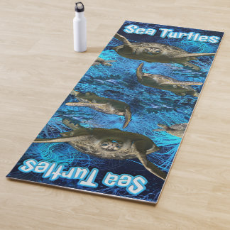 Colorful Ocean Sea Turtles  Yogamatte