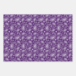 Colorful Paisley Design Geschenkpapier Set